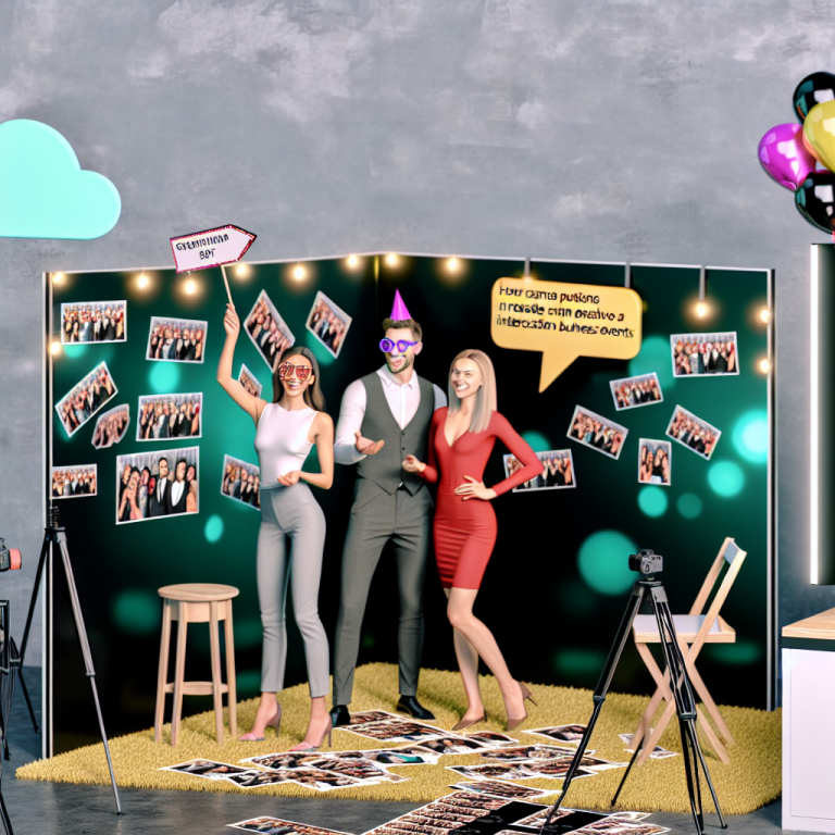 איך עמדות צילום יוצרות אינטראקציה חווייתית באירועים עסקיים